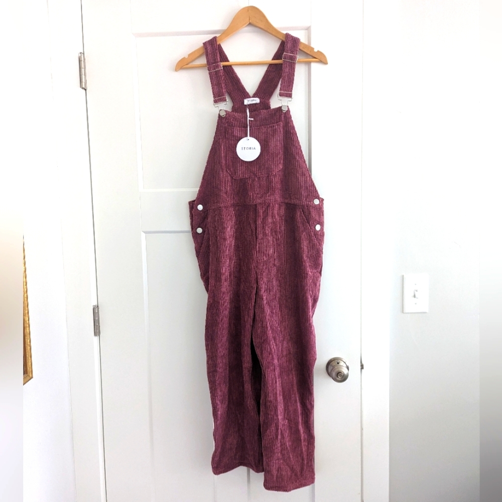 New with Tags One Loved Babe Corduroy Overalls